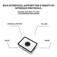 Module de lecteur de codes-barres USB intégré EM200KS pour kiosque en libre-service, lecture automatique 1D 2D QR, 200 lectures/secondes
