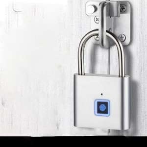 Cerradura Inteligente de Seguridad Portátil, Recargable, Biométrica, con Huella Dactilar, de Aleación de Zinc de Primera Calidad, Resistente al Agua, con Nube Inteligente, para Madera - Product Image 4