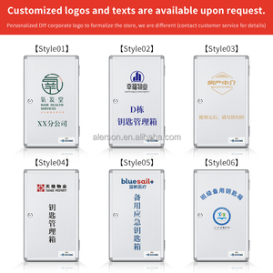 Bán Buôn Wall Mount <span class=keywords><strong>Key</strong></span> Khóa Hộp Lưu Trữ Với 48 Móc Chìa Khóa Tủ An Toàn Khách Sạn Nhôm Treo Tường Tủ Chìa Khóa - Product Image 6