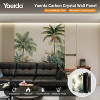 Panneaux muraux décoratifs imprimables modernes en WPC personnalisés Yaerda pour les espaces commerciaux, éducatifs et résidentiels