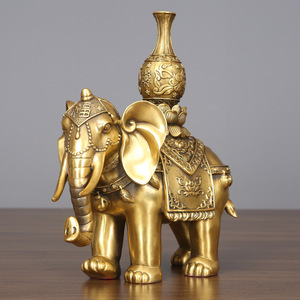 Copper World Brass <b>Elephant</b> Figurine Handmade Office Home Decor Housewarming <b>Gift</b> - Product Image 3