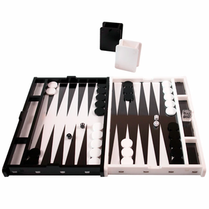 Juego <span class=keywords><strong>de</strong></span> viaje <span class=keywords><strong>de</strong></span> backgammon hecho a mano juego <span class=keywords><strong>de</strong></span> backgammon personalizado juego <span class=keywords><strong>de</strong></span> backgammon acrílico grande blanco y negro <span class=keywords><strong>de</strong></span> <span class=keywords><strong>cuero</strong></span> - Product Image 4