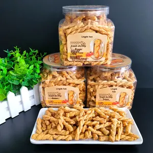 中式芝麻油条300克罐装鲜虾蟹籽味脆条即食流行零食特产办公室 - Product Image 6