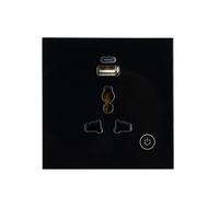 Prise murale intelligente Tuya avec contrôle WIFI, port USB, prise électrique universelle, interrupteur 16A, compatible Alexa et Google Voice