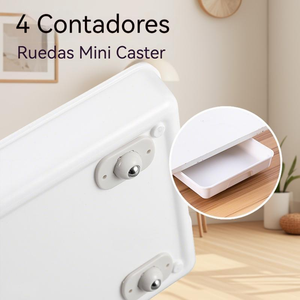 Roulettes adhésives pour meubles, type rigide sans frein, design minimaliste, installation facile, utilisation à domicile ou au bureau - Product Image 5