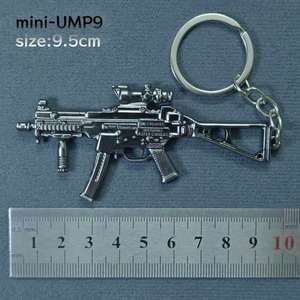 อุปกรณ์ต่อพ่วงรูปการ์ตูนรูปนกอินทรีทะเลทราย AK47สุดสร้างสรรค์พวงกุญแจโลหะผสมพร้อมจี้ขนาดเล็ก6ซม. - Product Image 5