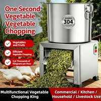 Nieuwe Top Verkoop Groente Snijder Kippen Varkens Kweekhuis Groente Crusher Multifunctionele Elektrische RVS Meloen Snijder