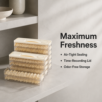 Boîte de conservation souple pour dumplings à l'espace restreint, pour porte latérale de réfrigérateur/congélateur, conteneur en plastique de qualité alimentaire