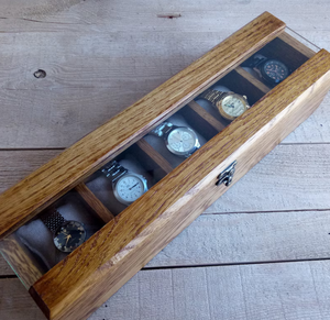<b>Watch</b> Box, <b>Watch</b> <b>Case</b>, Wood <b>Watch</b> Box, <b>Watch</b> Box for Men <b>Watch</b> Box for Men, Custom Mens Jewelry Box - Product Image 2
