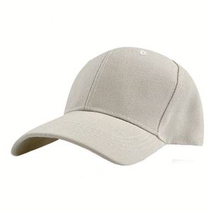 Gorra de Béisbol de Color Sólido con Logotipo Bordado Personalizado, Gorra Deportiva para Exteriores, Protección Solar, 100% Poliéster - Product Image 4