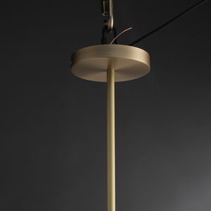 <span class=keywords><strong>Suspension</strong></span> industrielle moderne en <span class=keywords><strong>laiton</strong></span>, style dôme, vintage, pour entrepôt, avec poignée, finition or <span class=keywords><strong>brossé</strong></span>, économe en énergie, lumière douce 2700K - Product Image 3