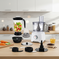 Mixeur de cuisine allemand multifonctionnel portable en acier inoxydable 800W 1500ml avec double protection contre la surchauffe pour usage domestique