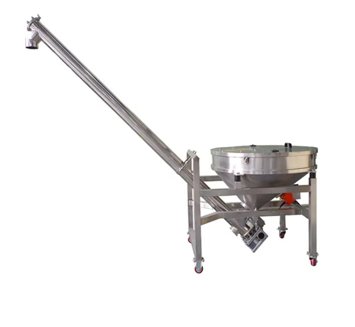 Copper powder magnesium powder screw fast feeding elevator Flour corn flour conveyor chemical raw material screw feeding machine
