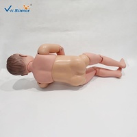 Maniquí de Entrenamiento Infantil Avanzado, Modelo de Simulación de Bebé de Cuerpo Completo para Enseñanza de Enfermería Pediátrica, CE/ISO/ROHS/CNAS