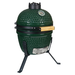 Parrilla Kamado de Cerámica Portátil SEB de 13 Pulgadas, Color Verde, Resistente al Calor, Ahumador de Carbón, Horno <span class=keywords><strong>Asador</strong></span> para Jardín y Hogar - Product Image 3