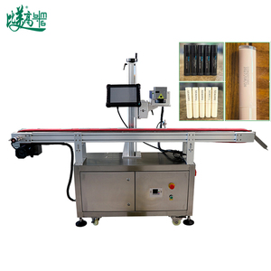 Machine de marquage laser UV Bande transporteuse à fil Crayons à sourcils Mascaras Stylos plume Petits produits cylindriques Plans de marquage - Product Image 4