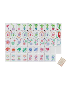 맞춤형 4중 고급 어린이 마작 타일 160개 진주빛 아크릴 내구성 친환경 세트 - Product Image 4