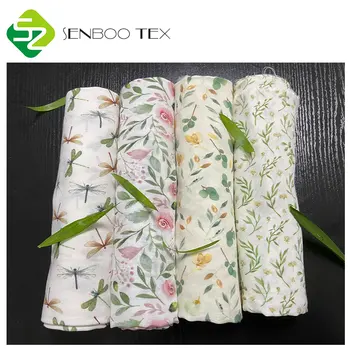 Organic Bamboo Muslin Fabric by the Yard