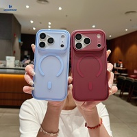 Nouvelle Arrivée Coque PC TPU Translucide Mate au Design Minimaliste pour iPhone 11, Coque Magnétique pour iPhone 17 Pro Max