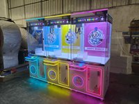 Nouveau modèle 2026 Grande machine à griffes commerciale, machine de jeu d'arcade à monnayeur pour la capture de peluches, pour parcs d'attractions et bars
