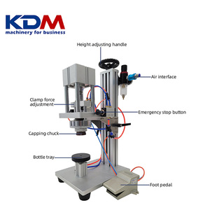 Luchtcompressie Aangedreven Afdekmachine Voor Verschillende Soorten Parfumcontainers - Product Image 5