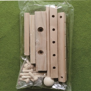 Piano à frapper en bois massif, jouet DIY à peindre et décorer, ornements de maison, cadeau artisanal - Product Image 4