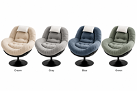 Fauteuil de salon en tissu, simple, moderne et luxueux, élégant, pour la maison, le salon ou l'hôtel