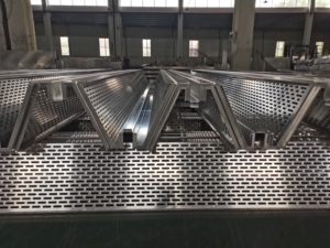 <b>Artistic</b> Perforated Metal Curtain <b>Wall</b> <b>Panel</b> Irregular Surface Effect Good Light Transmission For Commercial Complex Facade - Product Image 2