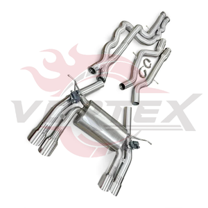 Sistema de Escape Trasero con Válvula Vortex para M3 F80/M4 F82 3.0T 2014-2019, Acero Inoxidable Pulido Espejo, Control Remoto - Product Image 2