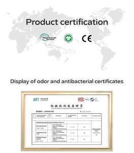 Échantillon Gratuit - Chaussettes Antibactériennes Mi-Mollet avec Logo Personnalisé, Chaussettes de Sport de Qualité, Unisexe, Anti-Odeur - Product Image 5