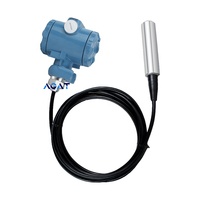 Capteur de niveau d'eau liquide hydrostatique 50m 100m pour forage de puits profond 0-5v 0-10v transmetteur de capteur de niveau d'eau de pluie lcd