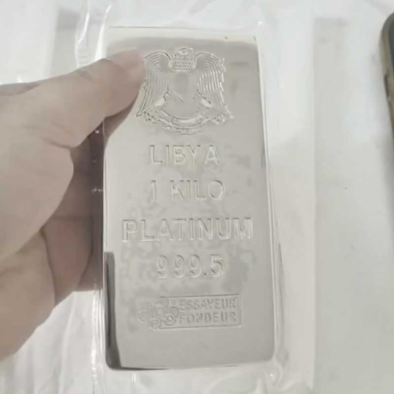 Оптовая продажа, 1 килограмм, Платиновый стержень, цинковый сплав, золотой слиток, Серебряный слиток для демонстрации и тематических украшений
