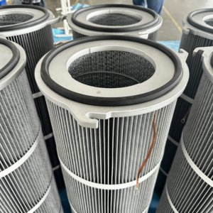 Forst Nhà Cung Cấp Mới <span class=keywords><strong>HEPA</strong></span> chống tĩnh bụi công nghiệp Polyester 3-Lug Bộ lọc không khí yếu tố <span class=keywords><strong>Cartridge</strong></span> H13/H12 hiệu quả 99.5% 0.5 - Product Image 6