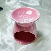 Brûleur d'encens en céramique de fissure de glace bleue Offre Spéciale et diffuseur d'aromathérapie pour le censure aromatique décoratif