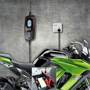 Chargeur <span class=keywords><strong>de</strong></span> batterie sélectionnable 4 A, 6V ou 12V entièrement <span class=keywords><strong>automatique</strong></span> pour voitures, SUV et camions-Batterie plomb-acide et lithium - Product Image 3