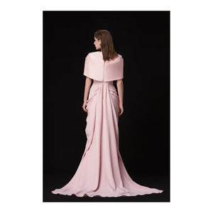 Buen precio Vestidos de mujer Vestido MIDI formal Tela ecológica de lujo Etiquetas personalizadas Enzo & Leo Fábrica de Vietnam - Product Image 3