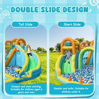 Château gonflable personnalisé FBSPORT, grand parc aquatique gonflable, aire de jeux extérieure pour enfants, château gonflable