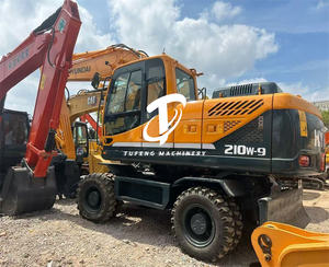 Excavadora de Ruedas Original Hyundai <span class=keywords><strong>220</strong></span> 210 140, Máquina Excavadora de Ruedas Hyundai 210W, Excavadora de Ruedas, Excavadoras de Segunda Mano, - Product Image 1