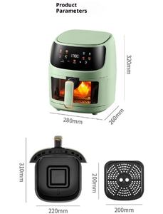 <span class=keywords><strong>Freidora</strong></span> De aire De vidrio <span class=keywords><strong>Freidora</strong></span> De Aire Horno Hornos Eléctrico Comercial Utensilios De Cocina Accesorios Airfreyer 8 Máquina - Product Image 4