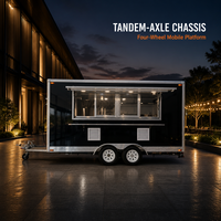 Remorque de restauration mobile Truth entièrement équipée pour le café, les burgers, les frites, la crème glacée, le barbecue – Idéale pour le commerce de vente ambulante