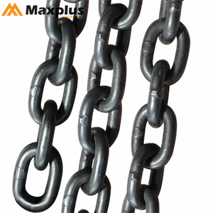 Cadena de elevación corta de acero soldada EN818-2 G80 G100, cadena de arrastre galvanizada en caliente G80, eslinga de cadena de elevación, cadena de alta resistencia - Product Image 1