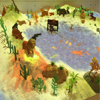Table de sable magnétique interactive avec projection AR pour enfants, système de table de sable numérique pour l'éducation et l'apprentissage scientifique en intérieur