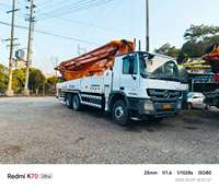 Pompe de camion hydraulique en béton Zoomlion d'occasion 47m 52m 56 mètres 2012-2017 Modèle Années 2013 2015 2017