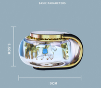 Parfum de voiture de carrousel en verre Direct, aromathérapie solaire de voiture, parfum d'huile essentielle