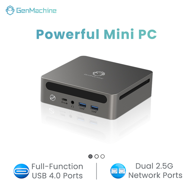 AMD Ryzen 7 7840HS GenMachine Mini Desktop PC Win 11 32GB DDR5 RAM 256G SSD Wifi6 BT5.2 Office Use OEM ODM Mini PC
