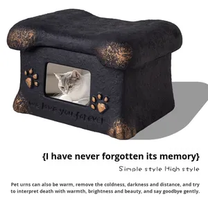 Guci hewan peliharaan semen ramah lingkungan kotak Memorial kucing/anak anjing layang-layang hewan peliharaan buatan tangan & guci pemakaman - Product Image 4