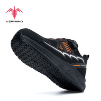 Chaussures de sécurité antistatiques et antidérapantes SRC, bottes de travail respirantes et légères, boucle rotative, anti-écrasement, anti-perforation