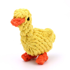 Forma di animale di cotone corda di masticazione del cane pulizia dei denti giocattolo per animali domestici - Product Image 5