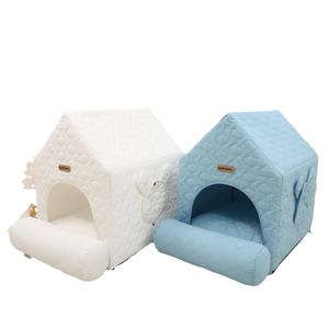 Cartoon <span class=keywords><strong>Cave</strong></span> Cute Dogs Haustiere Katzen Haus für Winter Pet House - Product Image 5
