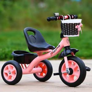 Childrens Tricycle 2-4 Years Metal Foaming Wheels Indoor Outdoor Use - Product Image 1